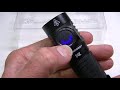 Nitecore E4K. 4400 lumen Next Generation flashlight. 21700 USB battery.