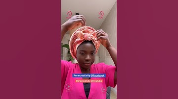 Turban Headwrap Tutorial #turban #scarf #shorts #beauty