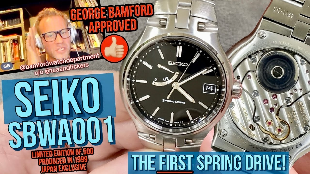 Unboxing 📦: RARE Seiko SBWA001 : FIRST Spring Drive : Limited Edition of  500 : Japan Exclusive - YouTube
