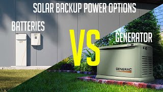 Solar Batteries vs. Generators: Choosing the Best Backup Power Solution - Eau Gallie Electric