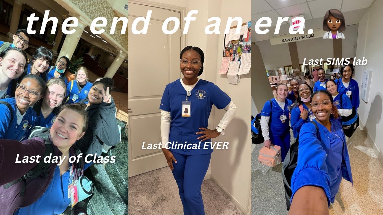 days in the life of a nursing student | last clinical and SIMS lab EVER ...