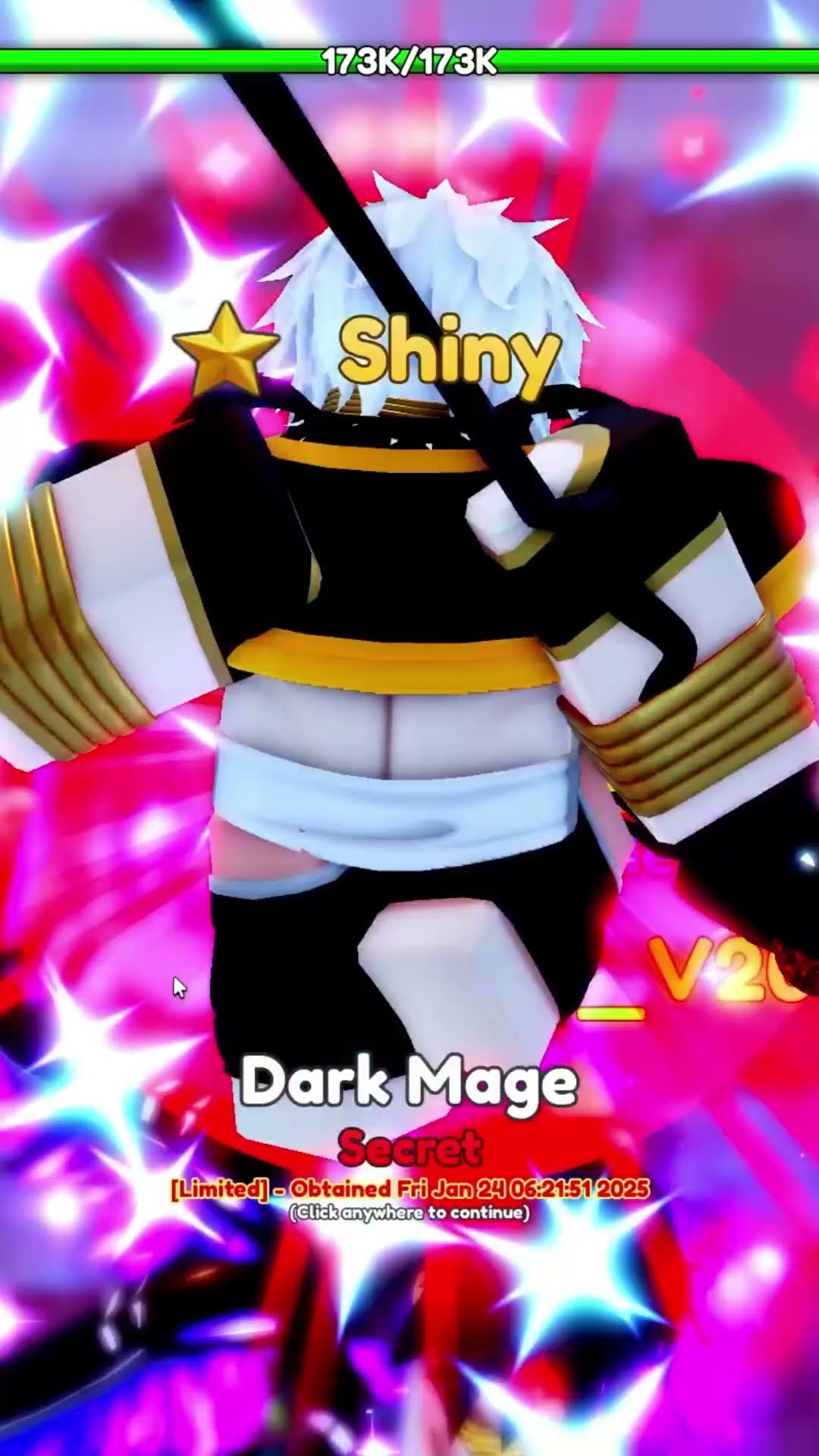 INSANE Shiny Dark Mage Fallen Star LUCK In Anime Adventures!