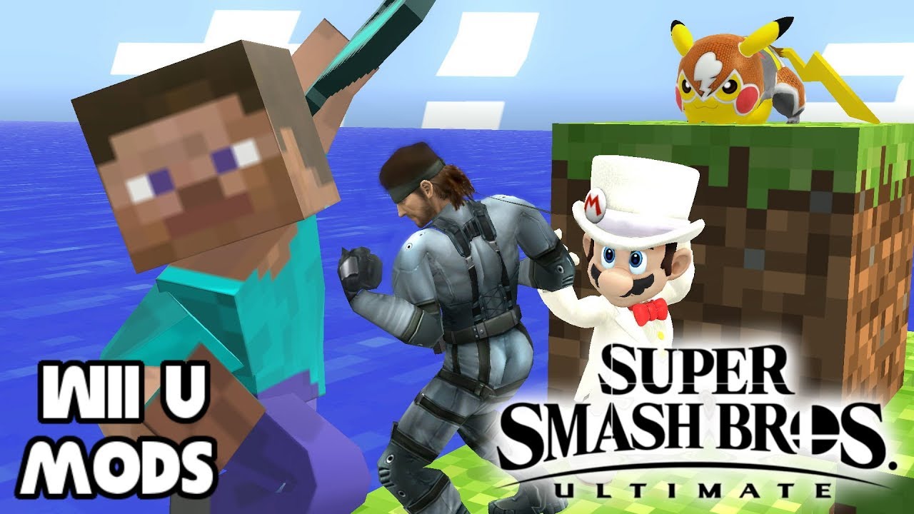 What If Minecraft S Steve Was In Smash Bros Ultimate Smash Bros Wii U Mods Youtube