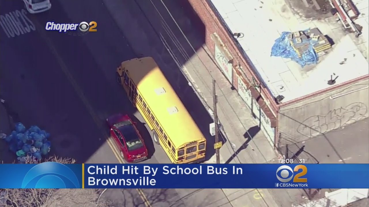 Child Struck By School Bus In Brooklyn - YouTube