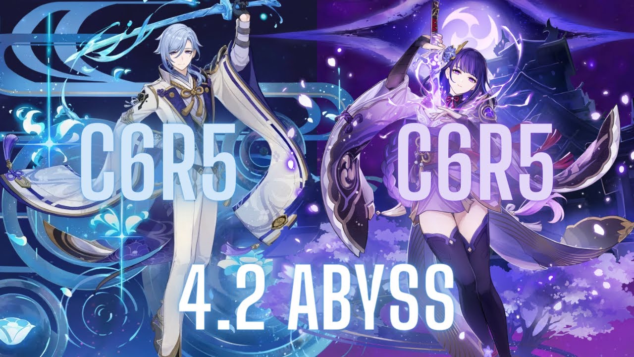 C6R5 Ayato & Raiden | 4.2 Spiral Abyss | Genshin Impact - YouTube