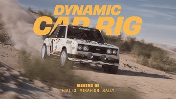 C4D-Dynamic Car Rig // Making of Fiat 131 Mirafiori Rally animation