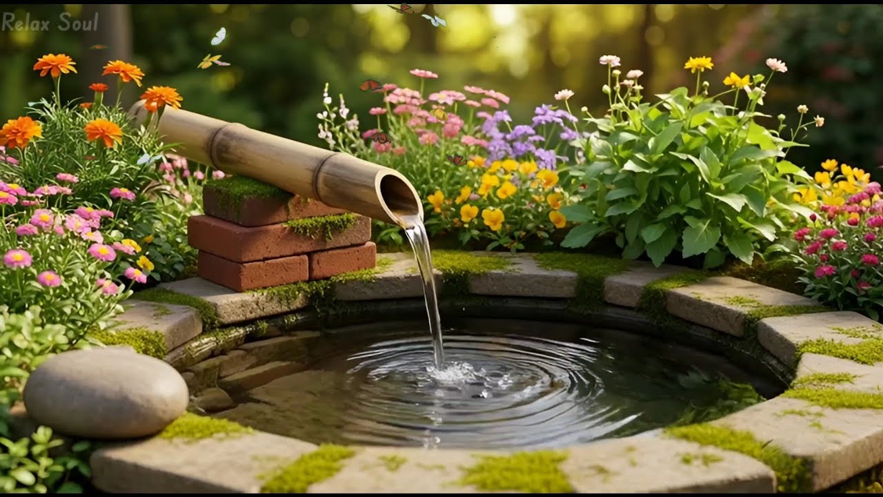 Beautiful Relaxing Piano Music🌿 Calming Music for Sleep, Soothing Water Sounds, Stress Relief Music