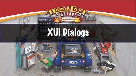 Cafe con UI - Integrating XUI Dialogs with a Java backend