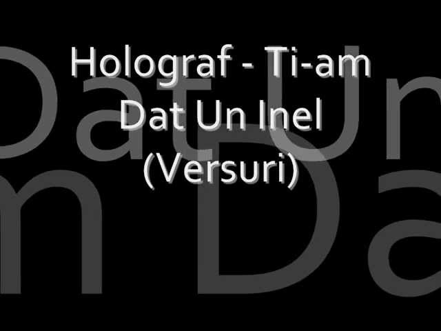 Holograf - Ti-am Dat Un Inel (Versuri) Chords - Chordify
