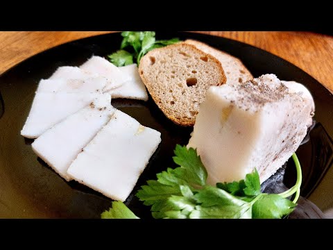 Dry Salted Lard Salted Lard With Garlic