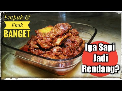 Resep Rendang Iga Sapi