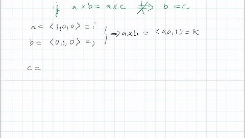 Let A, B, C be three non-zero vectors. If A ·B=A ·C, show by an example that we do not ne…