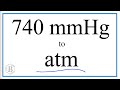 Converting Millimeters of Mercury