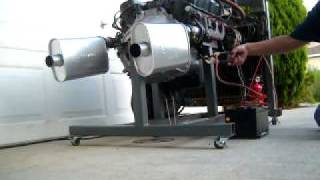 Ford 302 Engine Cherry Bomb Turbo Mufflers Test Run Part II