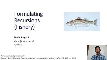 Week3.1 Formulating Recursions (Fishery) [Dynamic Programming]