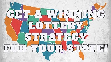 Get A Winning Lottery Strategy For Your State!