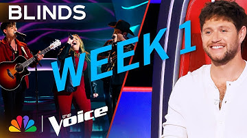 The Most Incredible Blind Auditions from Week 1 | The Voice | NBC
