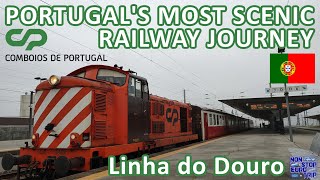PORTUGAL'S MOST SCENIC RAILWAY JOURNEY / DOURO VALLEY CP1400 REVIEW / PORTUGUESE TRAIN TRIP REPORT
