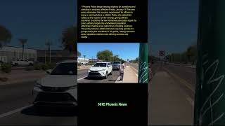 Phoenix Police began issuing citations for jaywalking and standing in medians, effective Friday, Jan