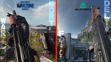 Warzone Mobile Vs Delta Force Mobile | All Weapons Comparison ¿👑?