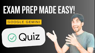 Smart Exam Revision | Google Gemini + Canvas AI Quiz for Teachers