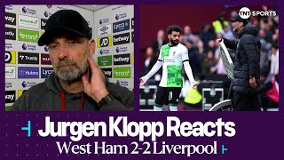 'I'M NOT IN THE MOOD TO TALK ABOUT THAT' 😡 | Jurgen Klopp | West Ham 2-2 Liverpool | Premier League