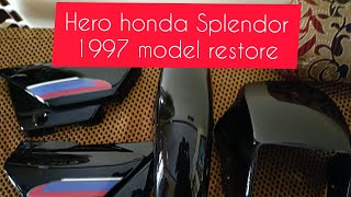 hero honda Splendor 1997 model , restored good condition easy way