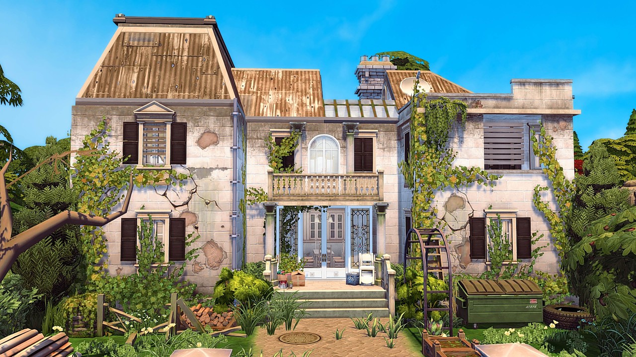 Nobody Has Lived Here for Years 💚 The Sims 4 Abandoned House
