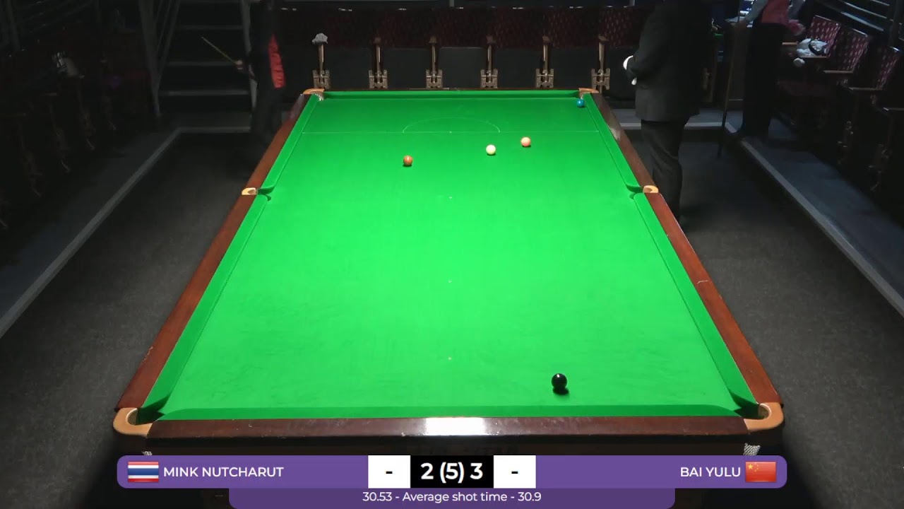 TAOM UK Womens Snooker Championship 2023 - Mink Nutcharut v Bai Yulu - Quarter Final