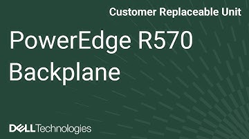 How to replace the drive backplane on a PowerEdge R570