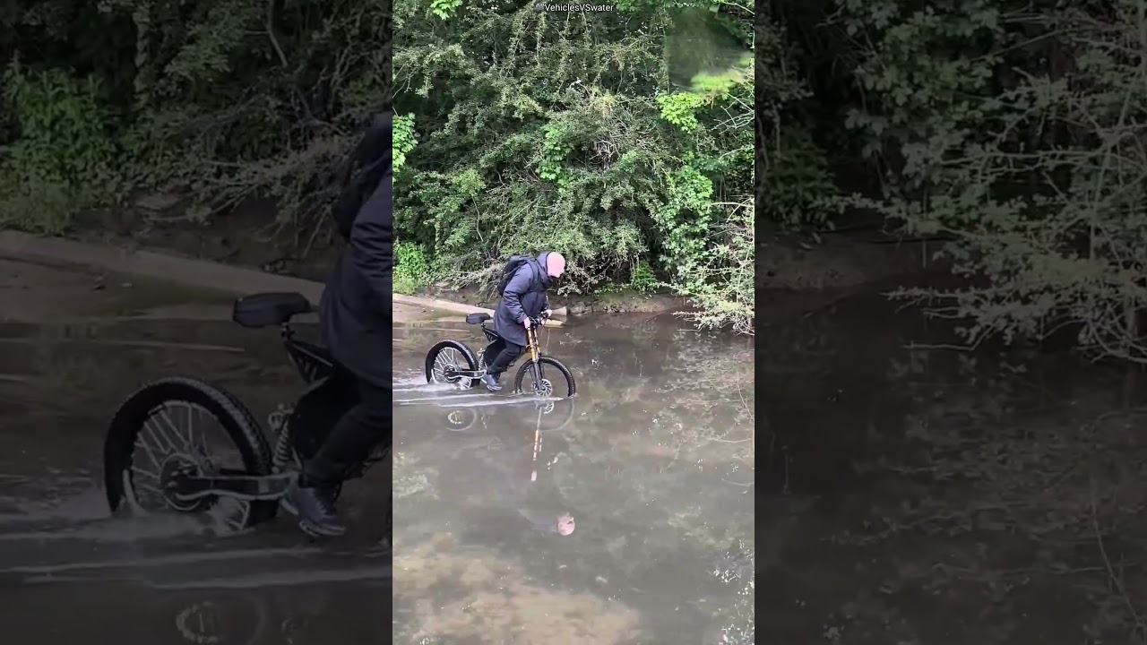 The Water Bike That Shocked Everyone😱🫣