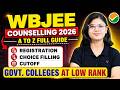 WBJEE Counselling 2026 Complete Guide | Registration , Choicefilling , Top Colleges Cutoff