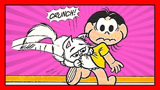 Magali E Mingau Em Sonífero Gato - Turma Da Mônica Gibi Narrados