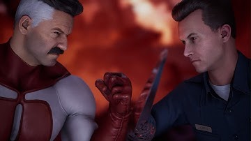 Mortal Kombat 1 - Omni-Man vs T-1000 | All Intro/Interaction Dialogues