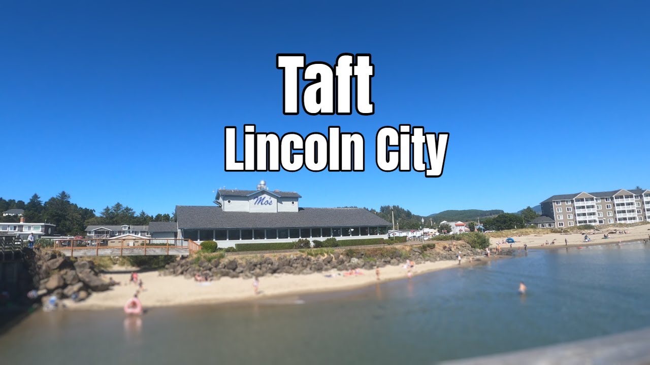 4K⁶⁰ Lincoln City - Walking to Taft Beach in Oregon, Travel