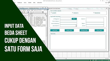 INPUT DATA KARYAWAN BEDA  SHEET | PART 1 | EXCEL & VBA TUTORIAL