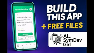 Build a Daily Quote Android App with AI Free Files Included screenshot 2