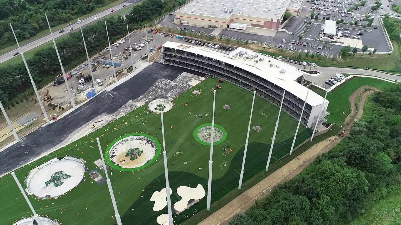TopGolf Mount Laurel (NJ) Construction (09/06/18) YouTube