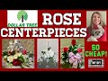 Fake Rose Centerpieces | Birdcage Centerpiece | Dollar Tree DIY!