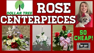 Fake Rose Centerpieces | Birdcage Centerpiece | Dollar Tree DIY