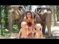 THAILAND VLOG | Traveling with toddlers to see an elephant sanctuary, Railay Beach, Phi Phi Islands