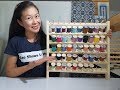 How to Make a Bobbin Rack to Organize Your Thread