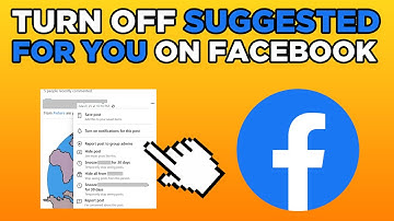 How To Turn Off Suggested For You On Facebook (2025)