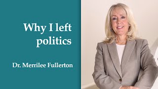 Why I left politics