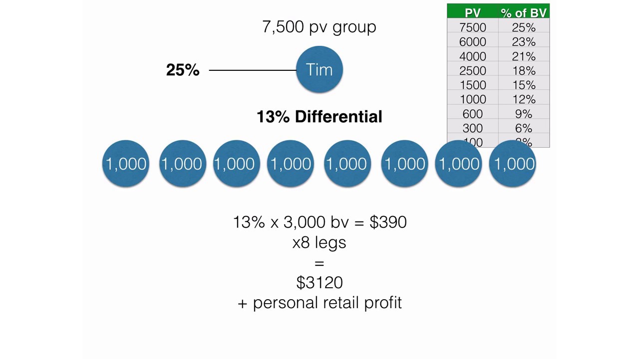 Amway Pv Bv Chart India