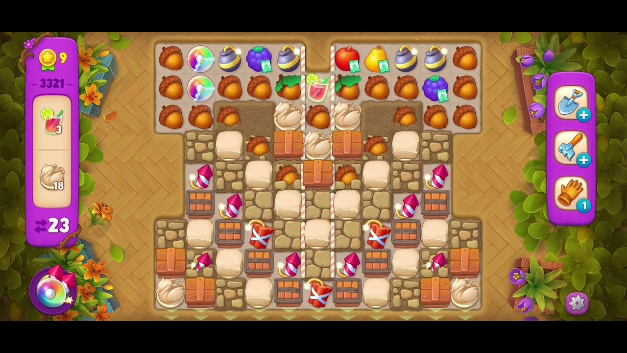 Gardenscapes Level 3321