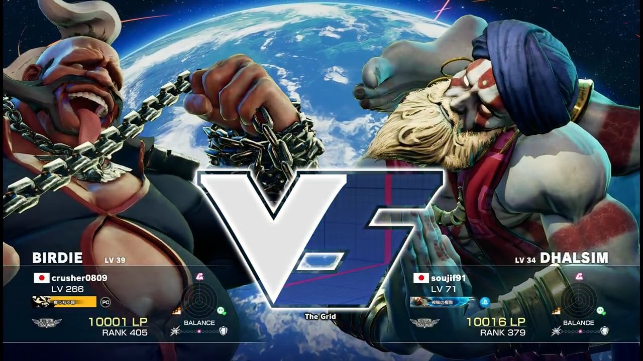 Crusher ( Birdie ) vs Souji ( Dhalsim )