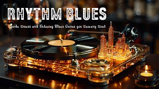 Deep Rhythm Blues Instrumental - Soothe Stress with Relaxing Blues Guitar Music for Serenity Soul
