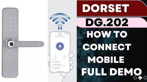 how to connecting mobile dorset lock #HomeSecurity #trending #dorset