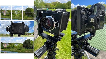 Canon EF to 4x5 Large Format Camera Stitching Adapter